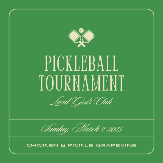 Local Girls Club Pickleball Tournament